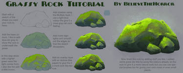 Grassy Rock Tutorial