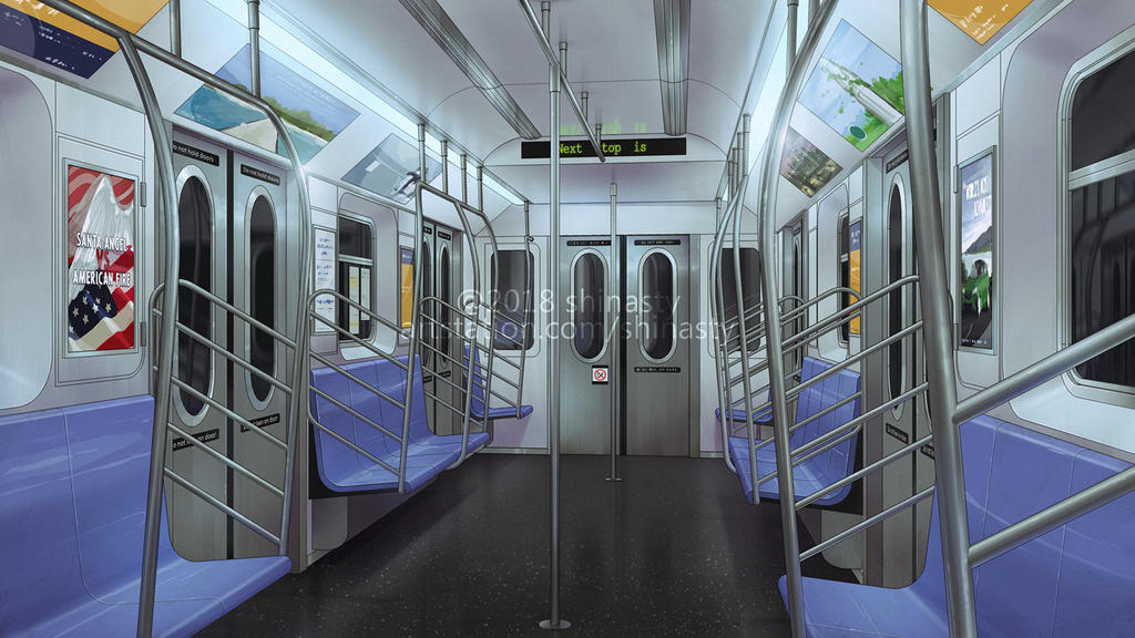 Subway Car BG by ShiNasty on DeviantArt