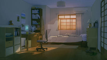 Anime bedroom