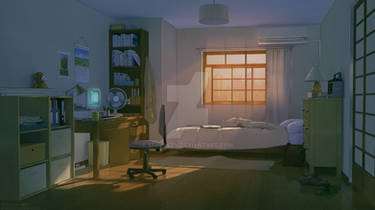 Anime bedroom