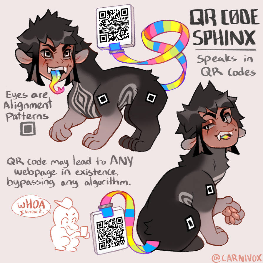 Red Sphinx Qr Code OTA | QR Code Sphinx by Carnivox on DeviantArt