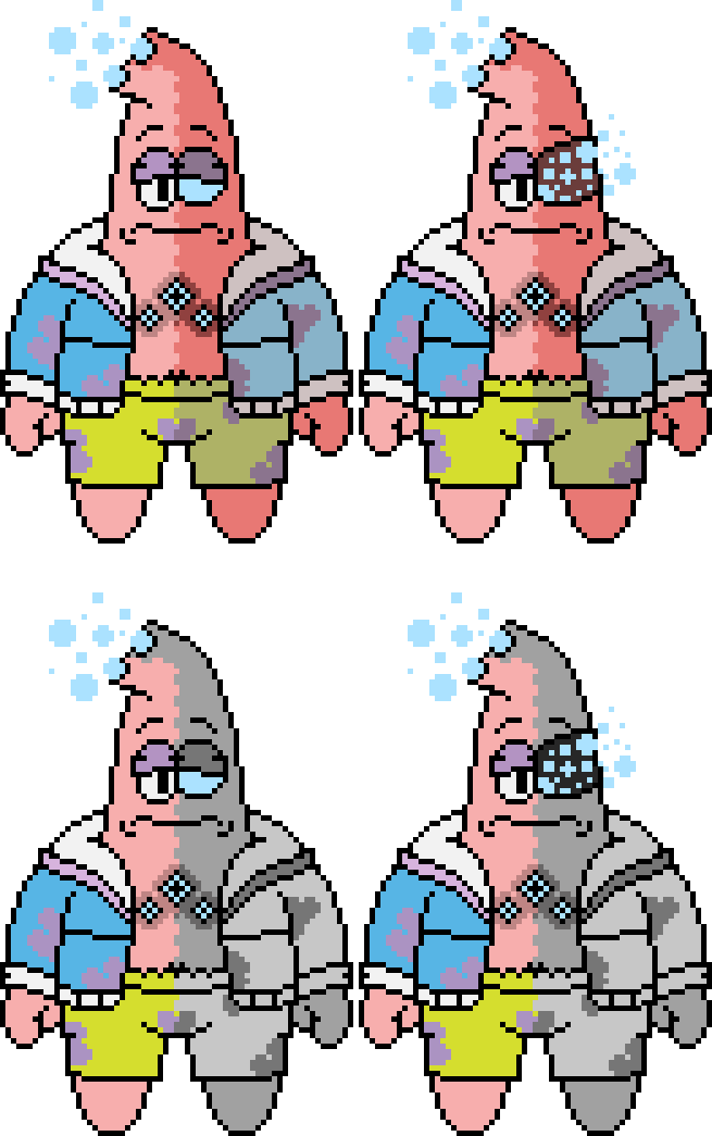 What Color Is Patrick Spongeother color patrick by megawarslime1 on DeviantArt