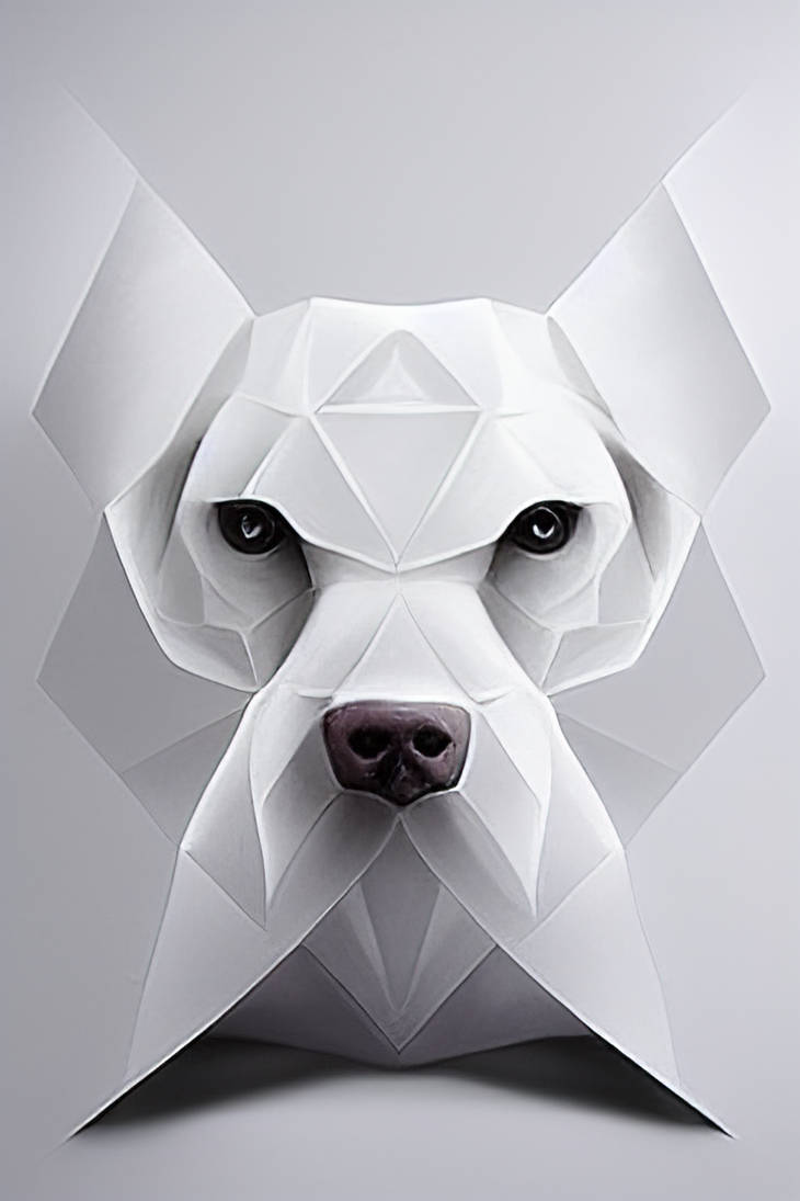 Poly Dogs Low Poly Dog by MoondancerDesign on DeviantArt