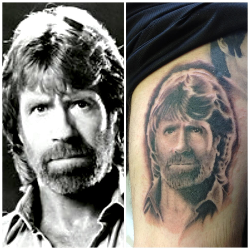 Chuck Norris tattoo