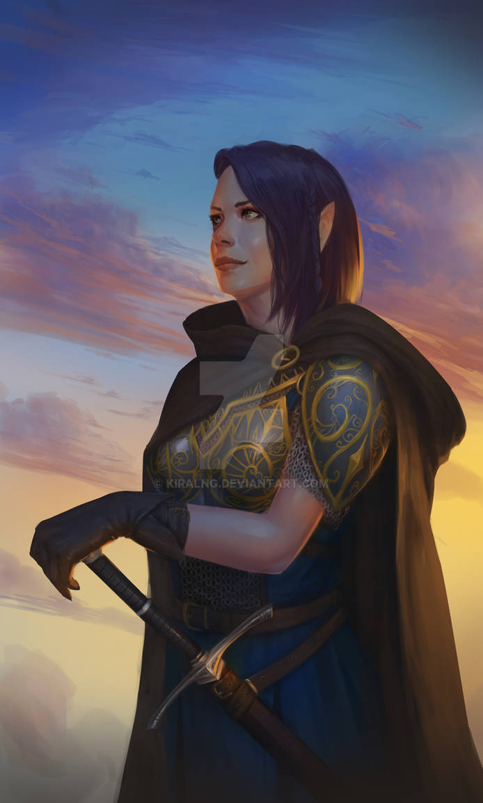 The Elven Knight by KiraLNG on DeviantArt