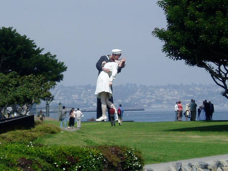 Famous USS Midway Statue