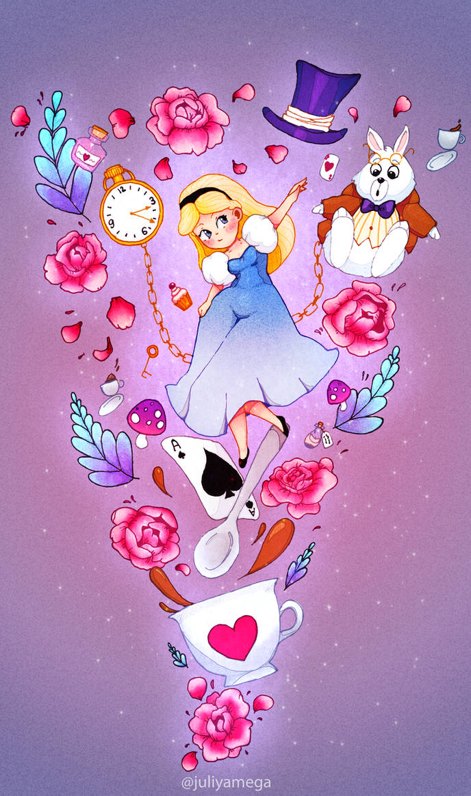 Alice In Wonderland By Juliyamega On Deviantart Alice In Wonderland By Juliyamega On Deviantart