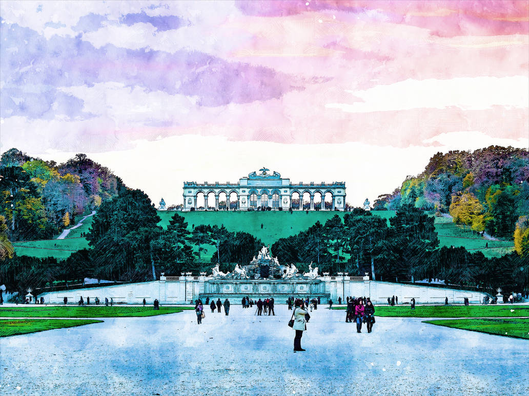Schonbrunn Park and Palace by WonderEarthMagic on DeviantArt