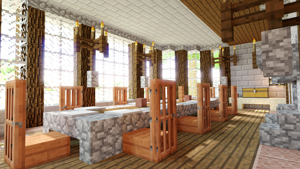 Minecraft Furnish Dining Room No Mods