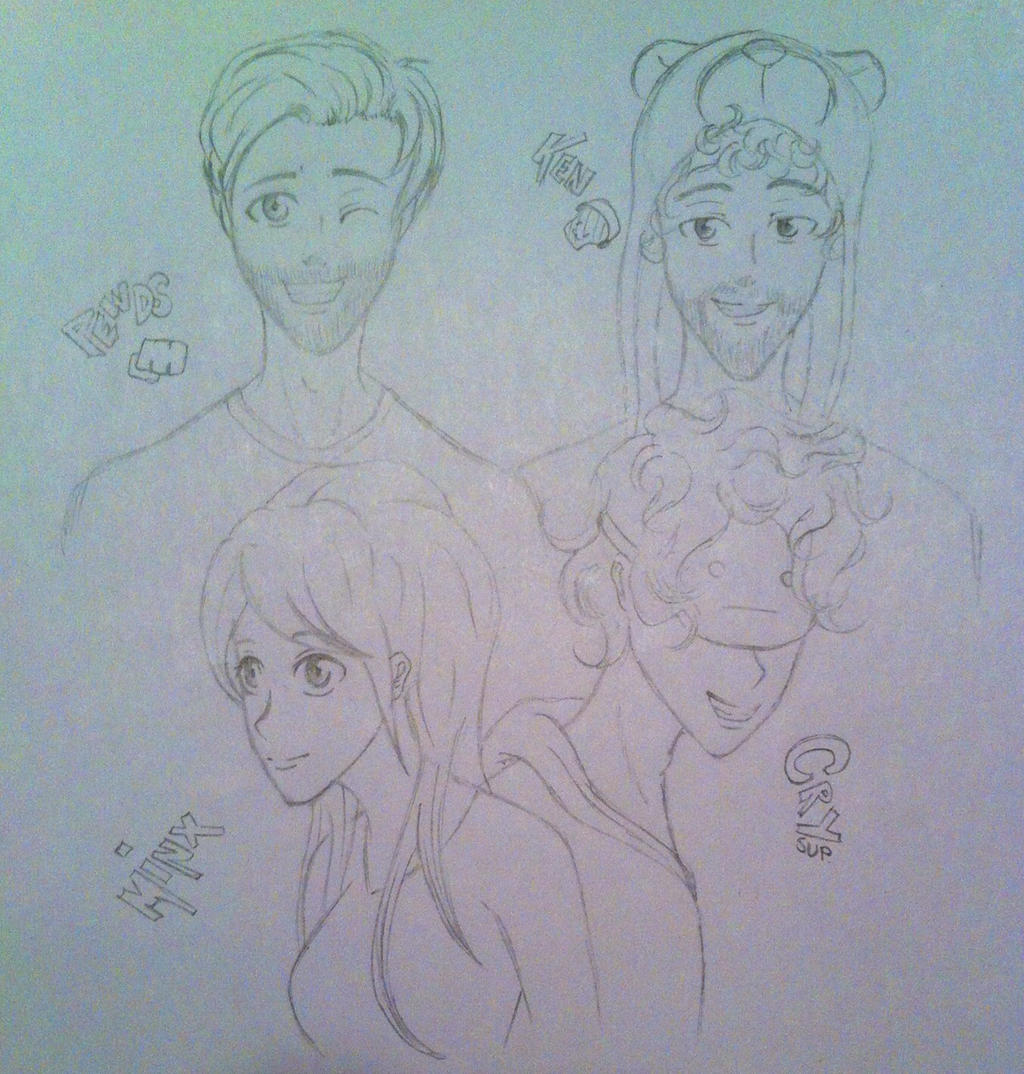 pewds, Ken, Minx and Cry