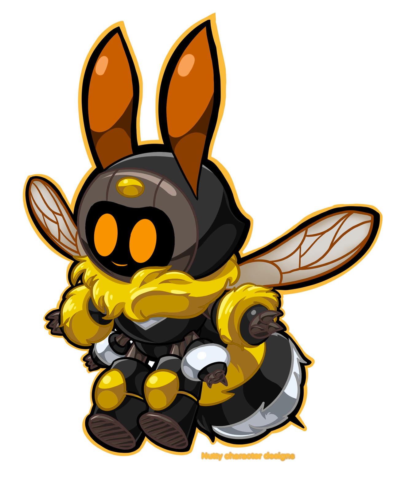 Bug bot 023: bumble bee by nuttybutterx on DeviantArt