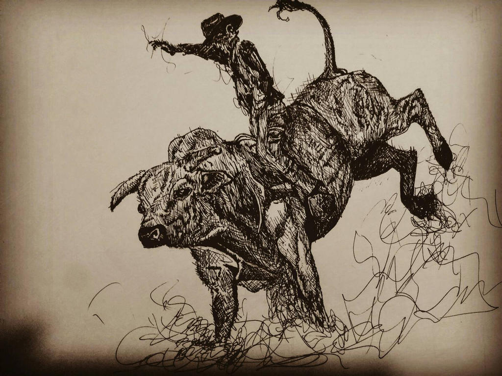 Bull Riding Deviantart bull rider by redrockcacti on DeviantArt