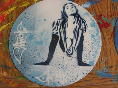 ckemp blue lady stencil