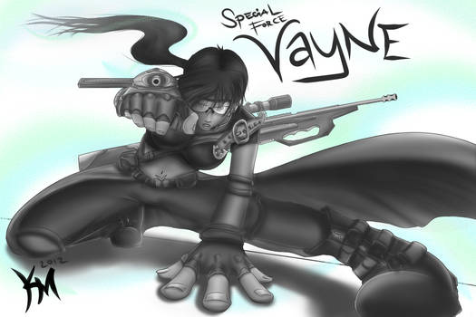 SF Vayne skin BandW