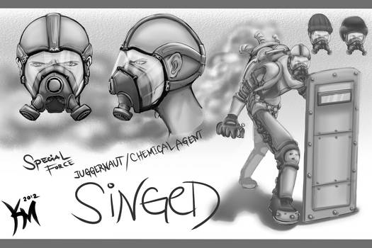 SF Singed Skin BW