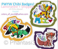 Chibi Badges open!