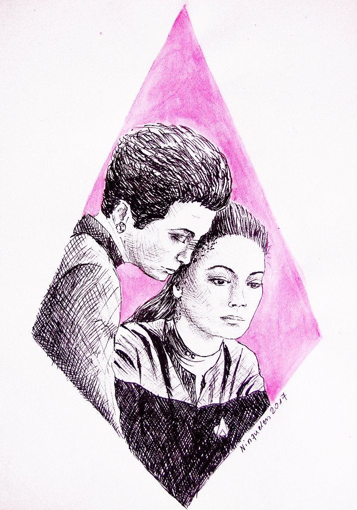 inktober - Dax and Kira