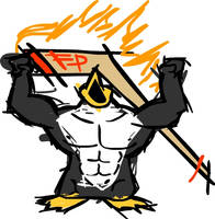 New Flaming Penguins logo