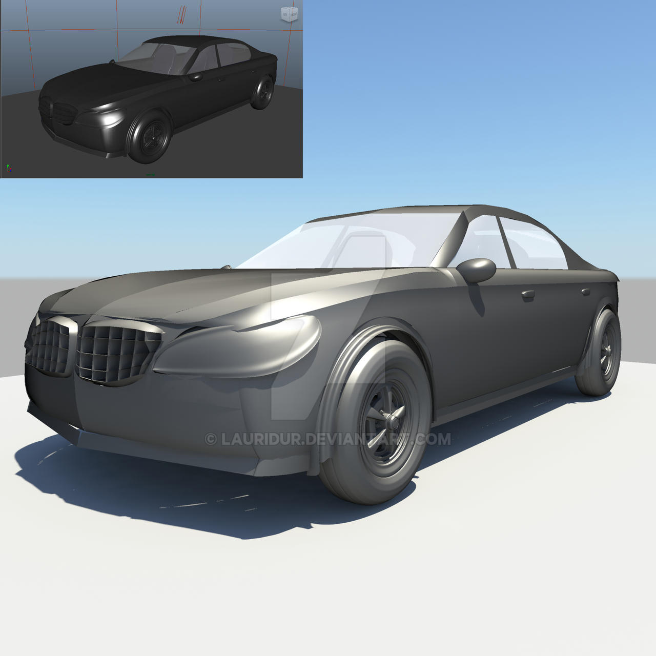 BMW 3d Model by Lauridur on DeviantArt