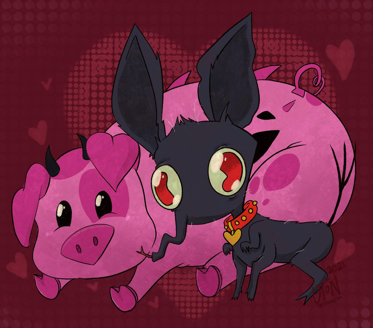 Ut Array Pig Pig and.. thing by UtoARTS on DeviantArt