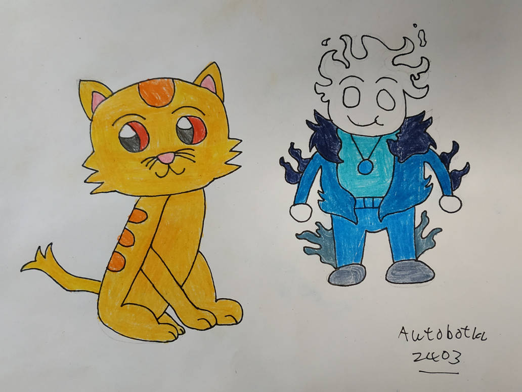 (AT) Pyro boy and Kitty by DrAutobotKL on DeviantArt