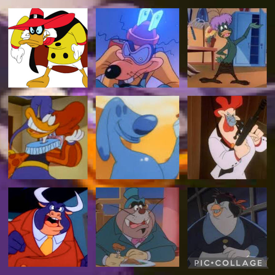 Darkwing Duck Villains Collage By Darkwinghomer On Deviantart Darkwing Duck Villains Collage By Darkwinghomer On Deviantart