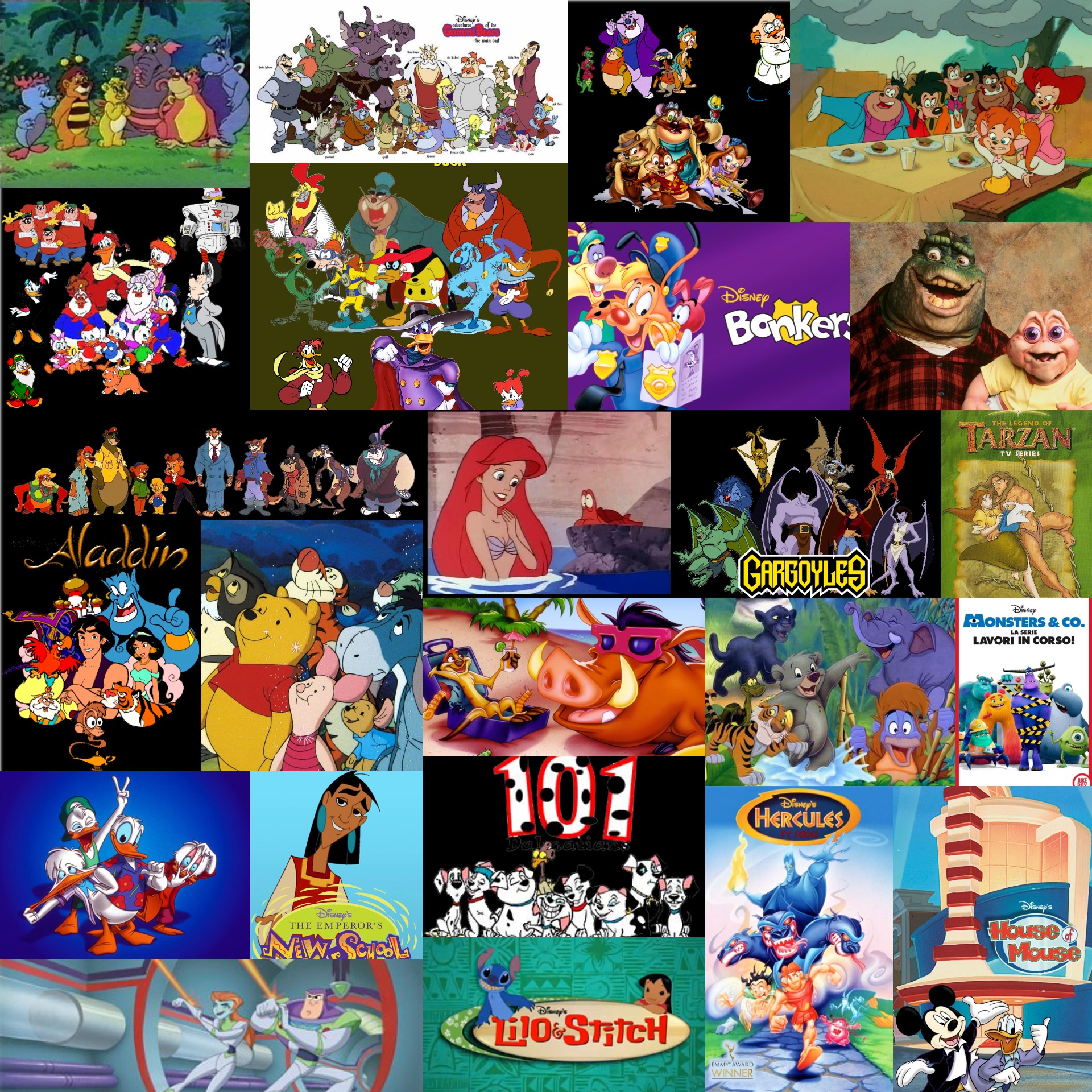 Best Disney Television Animation Shows Ever by DarkwingHomer on DeviantArt