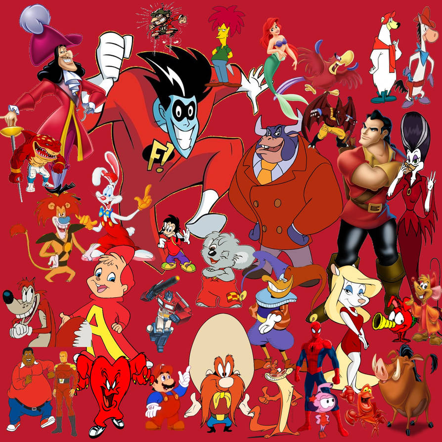 Life in Red - Animated Red Characters by DarkwingHomer on DeviantArt