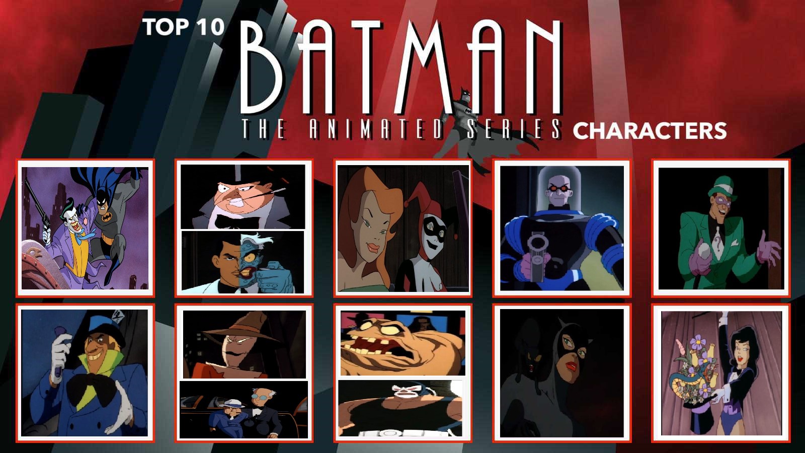 Batman Animation Character My Top 10 Batman: The Animated Series Characters by DarkwingHomer on ...