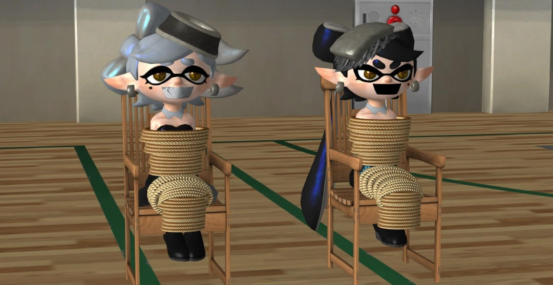 Req: Squid sisters kidnap by jimmy469655 on DeviantArt