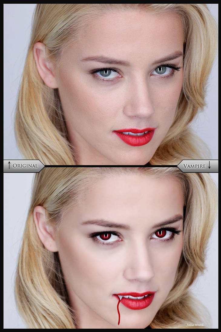 Amber Heard Vampire Transformation by oJaKex on DeviantArt