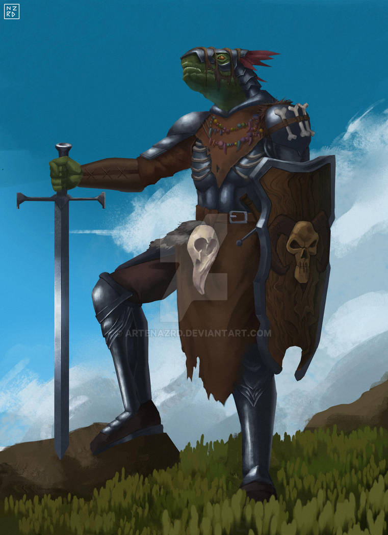 Lizardfolk Robe Lizardfolk by ArteNazrd on DeviantArt