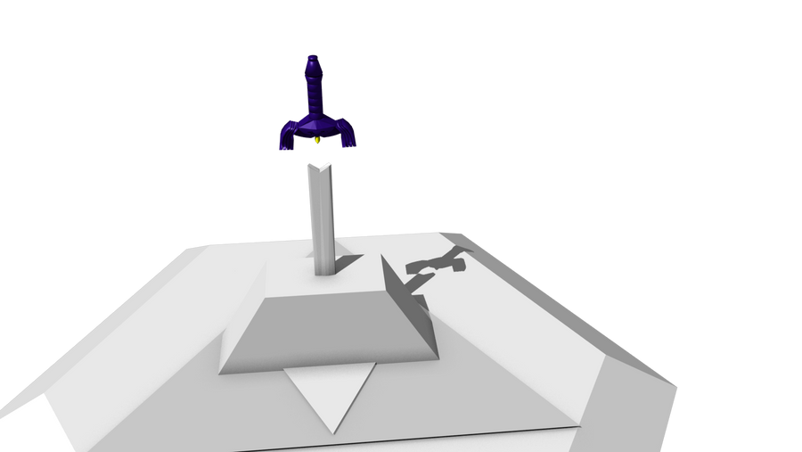 Incomplete master sword by Lokimoonpie on DeviantArt