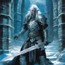 Drow darkelf guardian of KhalumnDzardan wintertime