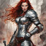 Brigit Moorwem Redhair badass but NOT Red Sonja