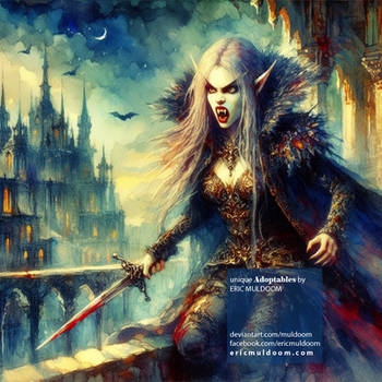Adoptables|Fantasy|Gothic Vampire|Esska