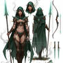 Original Character RPG design sheet WOODELF