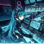Miku Hatsune Desktop Linux Mint 17