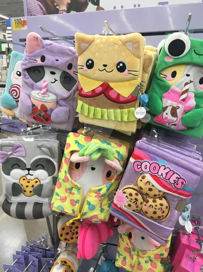 Cute Animal Pouches Close-Up