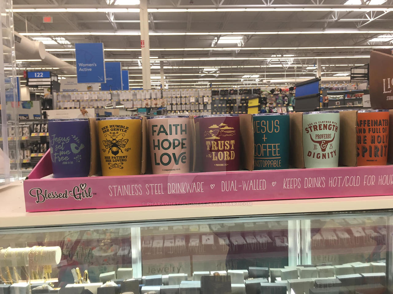 Blessed Girl Christian Stainless Steel Mugs