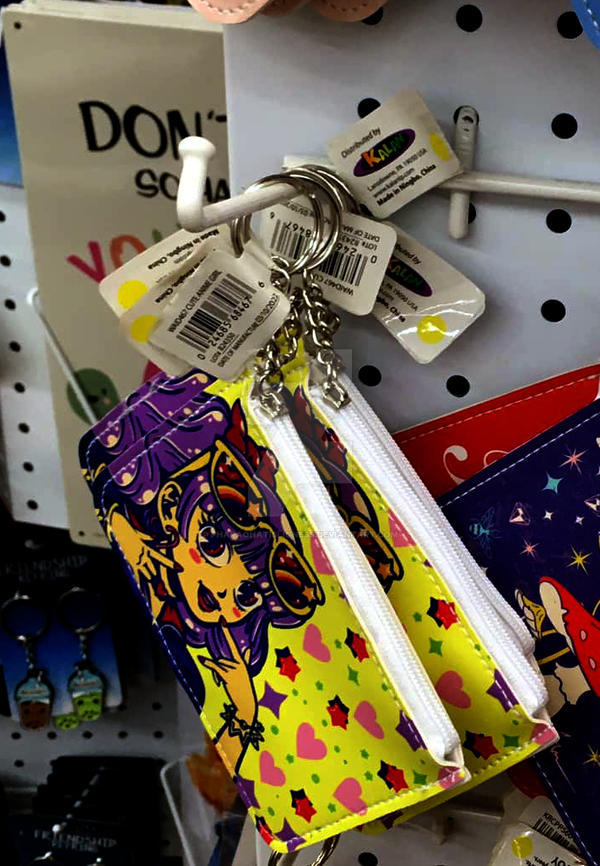 1980s Anime Girl Minimalist Wallet