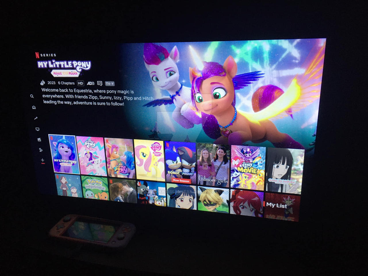 My New ONN Brand Roku SmartTV - Night Shot