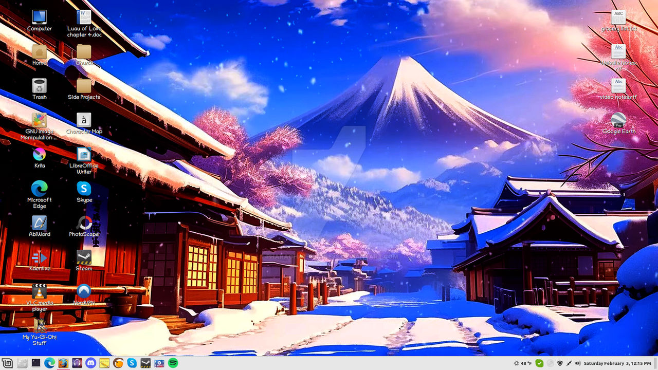 Mt. Fuji And The Seasons Of Change Desktop