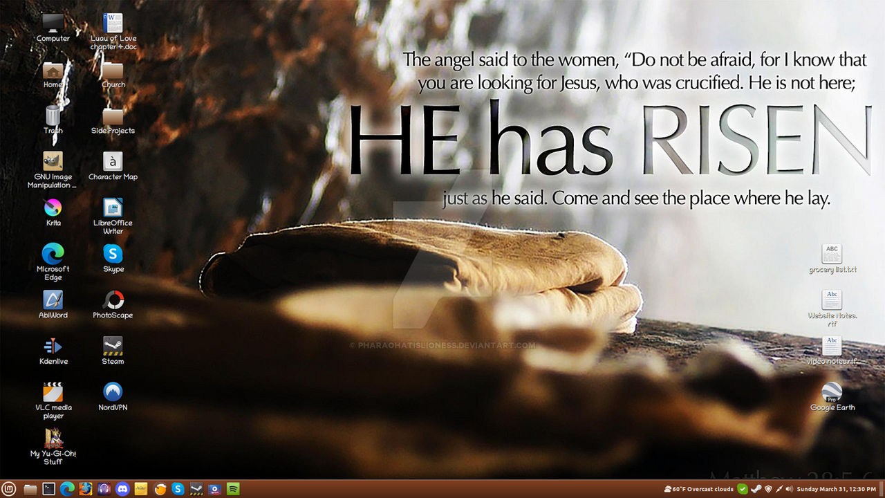 JESUS CHRIST HAS RISEN Desktop