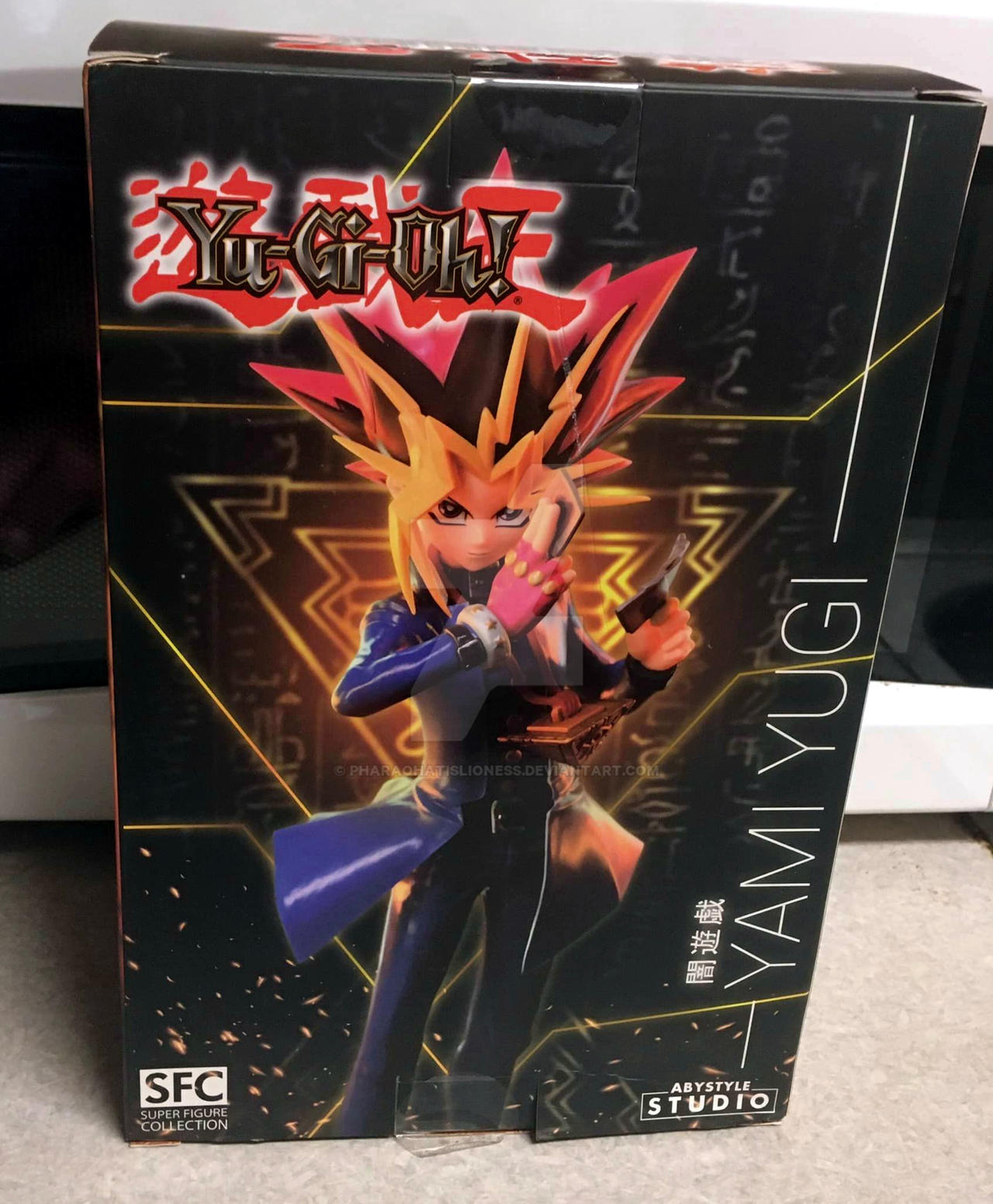 Yami Yugi Figure - Back Of The Box