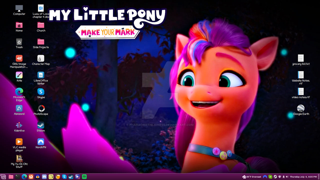 Sunny And The Night Blossom Desktop - Linux