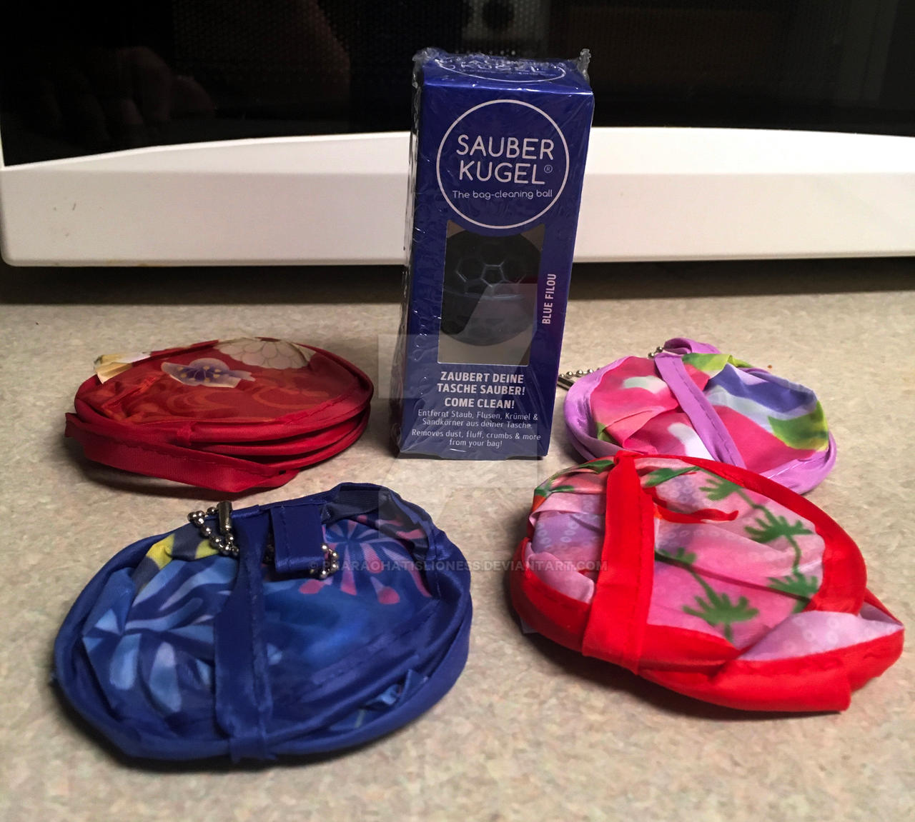 Bag/Purse Cleaner Ball And Mini Fans