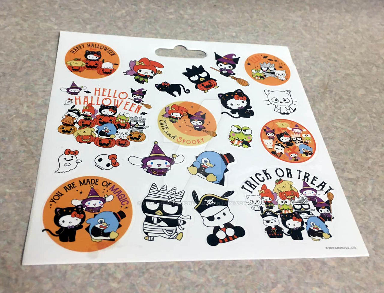 Sanrio Halloween 2024 Stickers