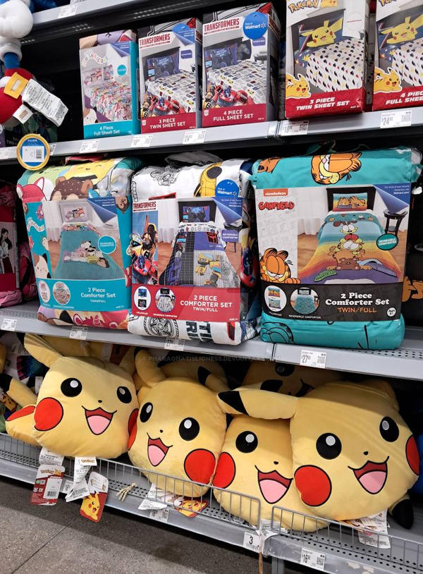 Cute Bedding And Pikachu Head Pillows