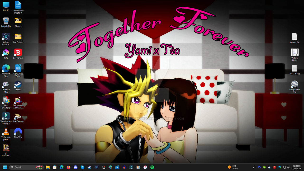Yami x Tea MMD Love Desktop 2025 - Windows 11